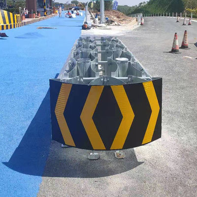 Roadway Safety Hot Dipped Galvanized Highway Barrier Crash Cushions with Q235 Q345