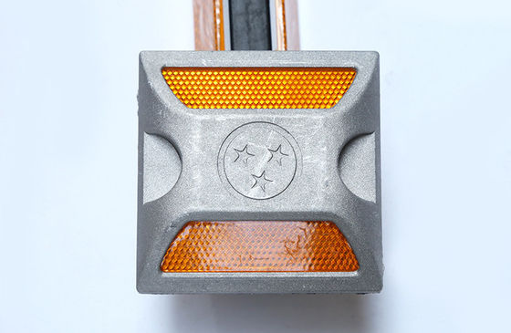 Roadway Safety Solar Road Stud Reflector Flashing Light for Highway