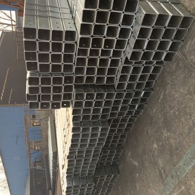 Galvanized and Powder Coated Square Pipe Post for AASHTO M-180 Standard Road Guardrail