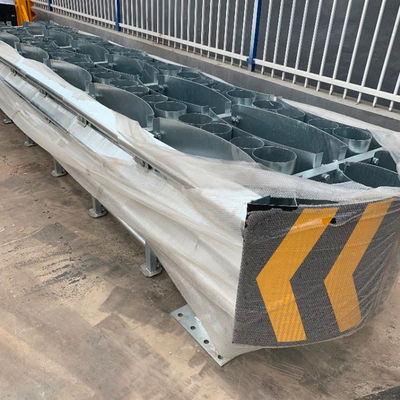 Roadway Safety Barrier Galvanized And Powder Coated Guardrails For Highways