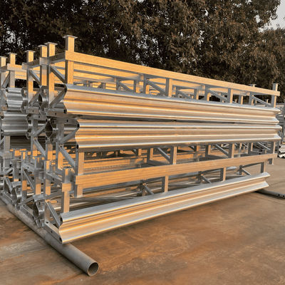 Roadway Safety Barrier Galvanized And Powder Coated Guardrails For Highways
