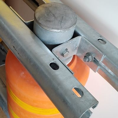 ISO9001 2008 Certified Roadway Safety EVA Rotary Barrels Rotary Barrier