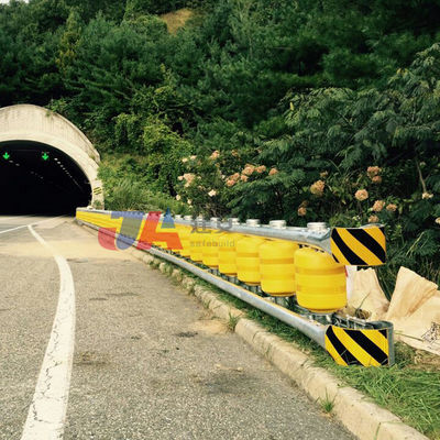 High Intensity Steel Rolling Guardrail Hot Dipped Galvanized For Road Traffic Safety