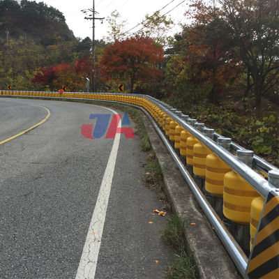 Highway Guardrail Rolling Barrier Galvanized Powder Coated For M180 Standard
