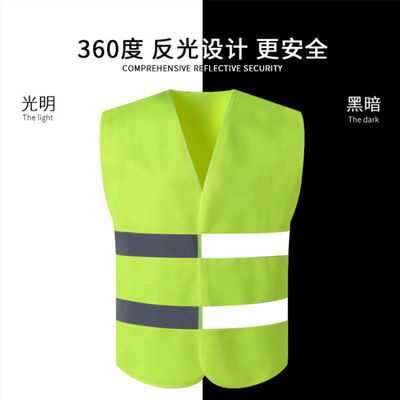 Customized Logo Accepted 100% Polyester Led Flash Light Reflective Safety Vest For Running S-5XL
