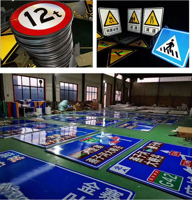 Customized Reflective Sheeting Traffic Safety Sign Board with High Visibility Options
