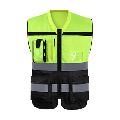 Special Features Road Construction Safety Vest with Waterproof and Reflective Strips