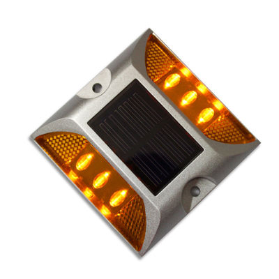 100*100*20mm Red Led Strobe Aluminum Reflective Road Stud for Highway