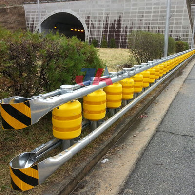Road Safety Rotary Guardrail EVA/PU Foam Drum Barrel with ISO9001 2008 Certification