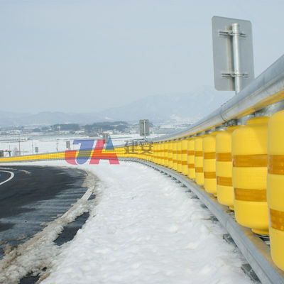 Rotating Anti Collision Roller Guardrail For Q235 Q345 EVA Highway Guardrail