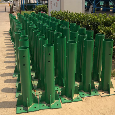 Hot Dip Galvanized High Speed Guardrail Steel Flange Post for Long-lasting Performance