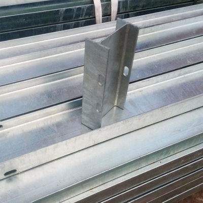 Outdoor Security Hot Dipped Galvanized W Beam Guardrail with Steel H Post and Spacer