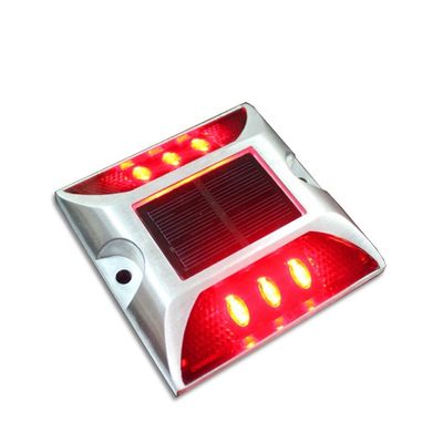 Flashing Light LED Solar Square Road Stud Advanced Road Safety and Marking Solution