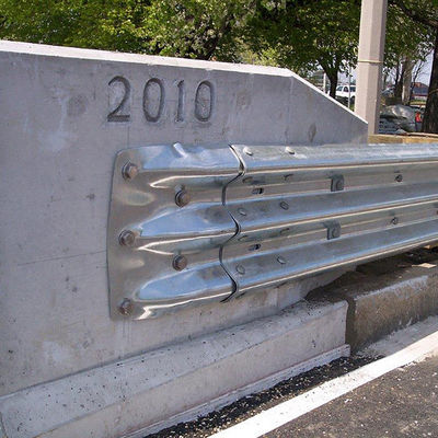 Galvanized W Beam Guardrail Bridge Terminal End Custom Shape for Enhanced Road Safety