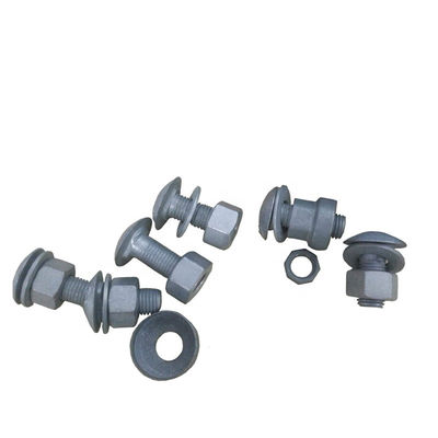Galvanized Carbon Steel Hex Guardrail Splice Bolts 5/8&quot;-11X 2&quot; for Anti-terrorism Road