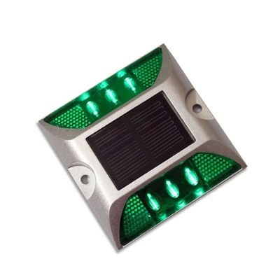 Road Safety Road Marking Reflective Square Road Stud Customizable LED Color Selection