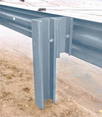 ISO9001 2000 Certified Hot Dippe Galvanized Highway Guardrail C H Post 100*50*25*5 mm