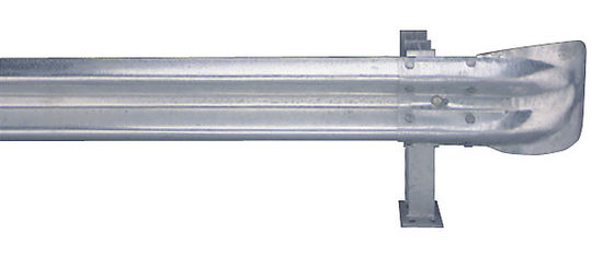 Galvanized Powder Coated Highway Guardrail Fish End Terminal for Traffic Control