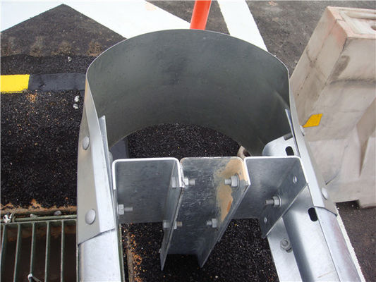 Galvanized Powder Coated Highway Guardrail Fish End Terminal for Traffic Control
