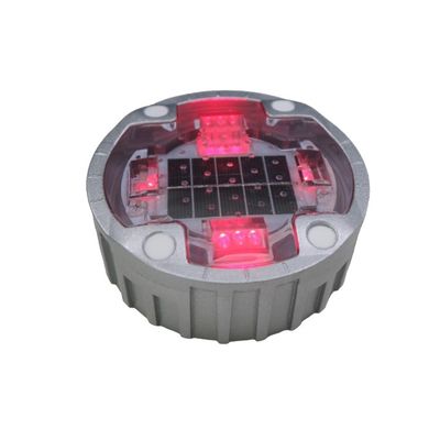 G105 Solar Aluminum Road Stud Reflector with Embedded Cat Eye with LED Color Options