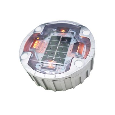 G105 Solar Aluminum Road Stud Reflector with Embedded Cat Eye with LED Color Options
