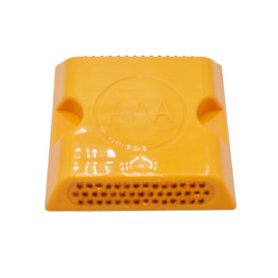 High Visible Traffic Safety Plastic Square Reflectors Road Studs with LED Color Green