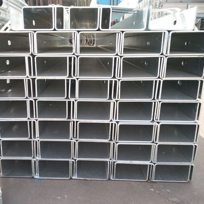 Q235 Q345 Roadway Safety Corrugated Beam Guardrail Crash Barrier Post for Road Safety