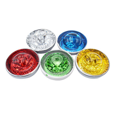 Temporary Road Stud With 50cm Height Solar Powered Glass Design Glass Material