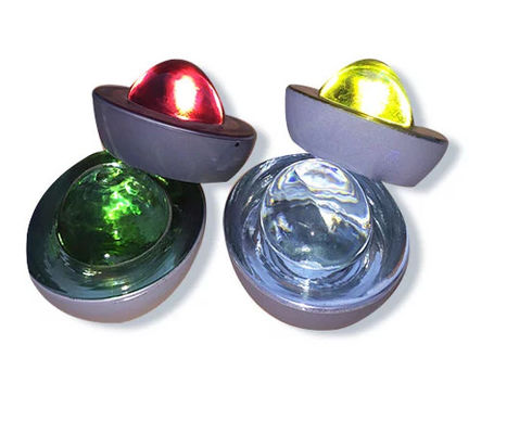 Roadway Safety LED Solar Road Stud With High Reflection And Tempered Glass