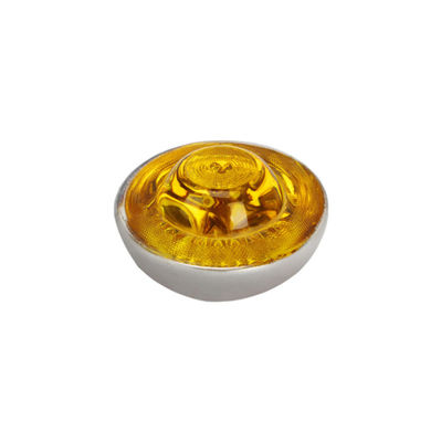Roadway Safety LED Solar Road Stud With High Reflection And Tempered Glass