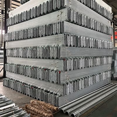 ISO9001 2008 Certified Customized Galvanized Two Waves Guardrails for Traffic Safety