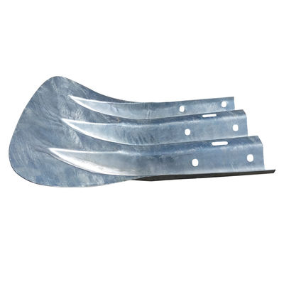 Hot Dipped Galvanized Steel Highway Guardrail Fishtail End for Road Protection Barrier