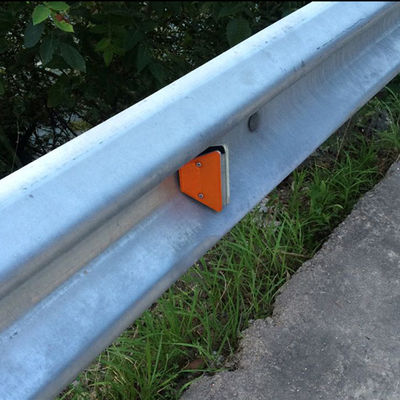 Highway Guardrail V Type Reflector PVC Safety Warning Post For Traffic Control