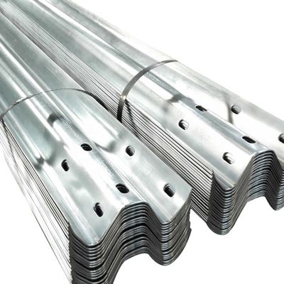 Hot Dip Galvanized Steel AASHTO-M180 W beam Highway Guardrail for Customized Projects