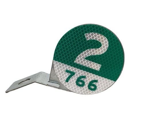 High Visible Distance Plastic Safety Warning Post with Customized Color Customization