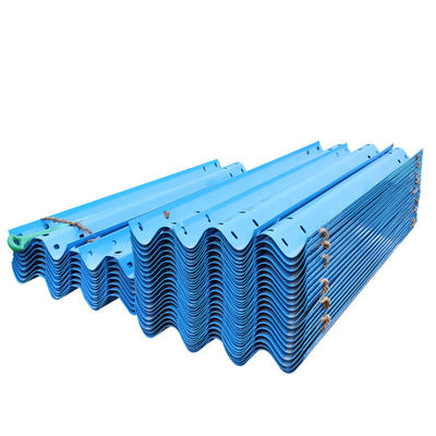 Highway Guardrail Thrie Beam 3 Beam with Custom Color and Zinc Coating 550-600g/m2