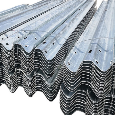 Customized Zinc Coating Aashto M180 Galvanized Steel Guardrail for Traffic Barrier System