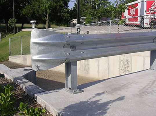 Galvanized and Powder Coated Fishtail Terminal End for Anti-corrosion Traffic Barrier