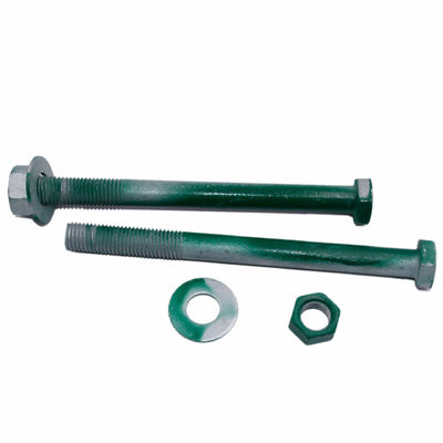 Customized Q235 Q345 Hot Dip Galvanized Bolt And Nut For Traffic Barrier