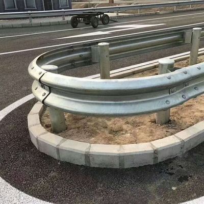 Customized AASHTO M180 Galvanized Traffic Barrier Steel With Hot Galvanized Technology