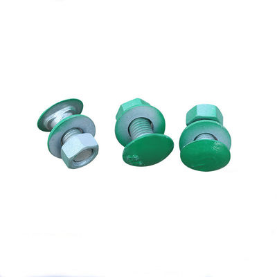 Customized Hot Dip Galvanized Hex Steel Highway Guardrail Bolt And Nut And Washer