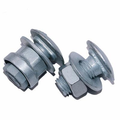 Customized Hot Dip Galvanized Hex Steel Highway Guardrail Bolt And Nut And Washer