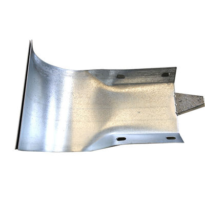 Rounded Terminal End for Galvanized Highway Guardrail Barrier on Roads and Highways