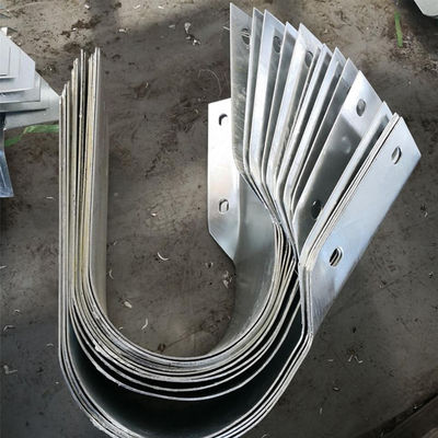Rounded Terminal End for Galvanized Highway Guardrail Barrier on Roads and Highways