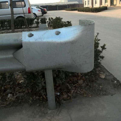 Rounded Terminal End for Galvanized Highway Guardrail Barrier on Roads and Highways