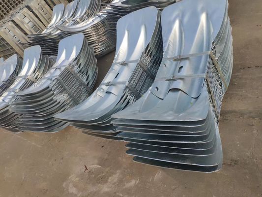 Customized Size Fishtail Terminal End Galvanized Highway Guardrail End Wings for Outdoor Security