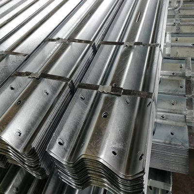 Customized Q235 Q345 Highway Guardrail With Post And Spacer Steel Traffic Barrier Rail Guard