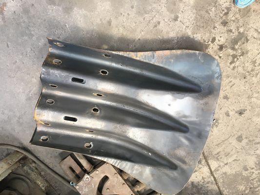 Q235 Q345 Galvanized Steel Highway Guardrail Terminal Fishtail End for Roadway Safety