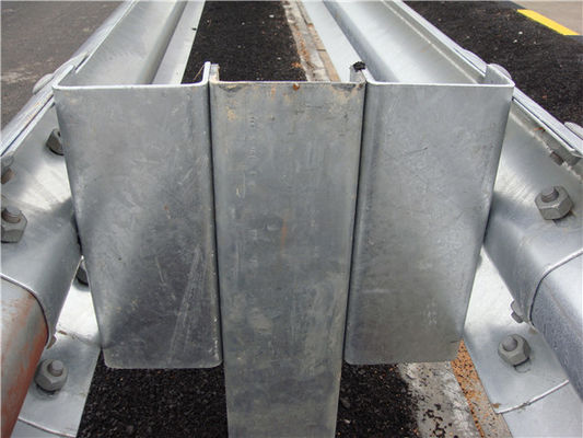 Highway Guardrail U Post and Customized Spacer Steel Guardrail Posts for Q235 Q345