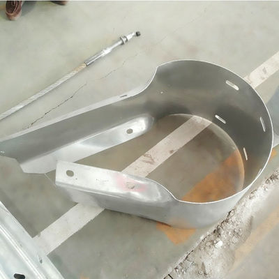 Customized Hot Dip Galvanized Highway Guardrail Wings Buffer End for Outdoor Security